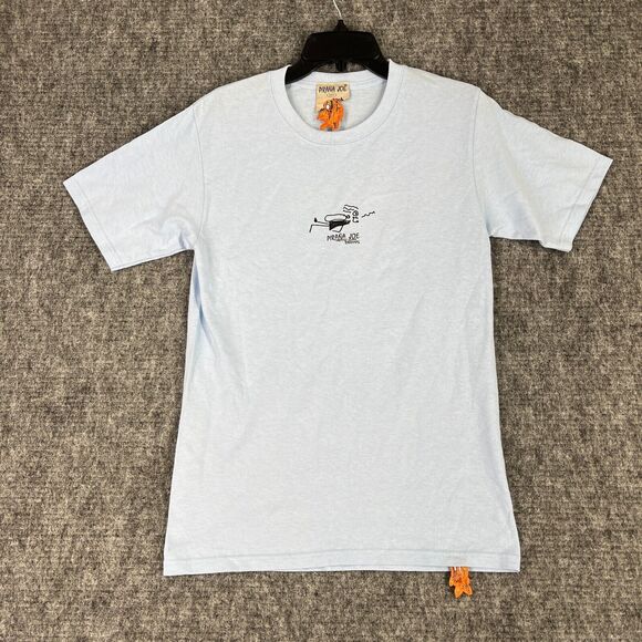 Pirana Joe T-Shirt Mens Small White Short‎ Sleeve Round Neck Graphics Cotton - Picture 1 of 10
